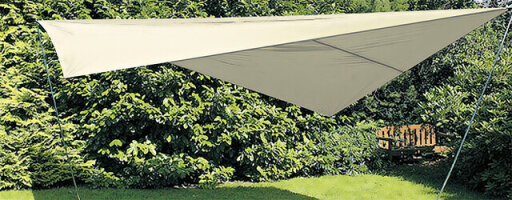 Sonnendächer, Segel und Tarps fürs Camping