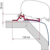 Adapterkit FIAMMA 4-tlg. zu Markise F80 / F65, f passend...