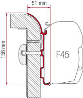 Adapterkit FIAMMA 3-tlg. Zu Wandmarkise F45S / F45L...