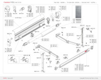 Endkappe Gehäuse links zu F 45 S Titanium