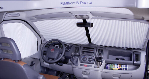 REMIfront IV Frontscheiben Verdunkelung passend für Fiat DucatoX 250 ab 2011 - 2014, Farbe beige
