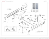 Halterung innen rechts F45S 250-400 cm