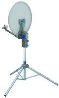 Sat-Antenne Precision 55 cm/Twin LNB und Sat Stativ