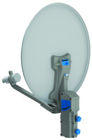 Sat-Antenne Precision 55 cm/Twin LNB und Sat Stativ