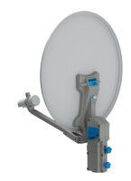 Sat-Antenne Precision 55 cm/Twin LNB und Sat Stativ