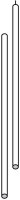 Windschutzstab piper Stahl Durchm. 25 mm 150 cm 1-teilig