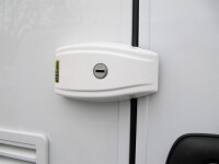 Zusatzschloss HEOSafe Door Frame Look Serviceklappen u. Heckgarage Inhalt 3 Stück Farbe weiß