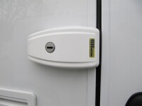 Zusatzschloss HEOSafe Door Frame Look Serviceklappen u. Heckgarage Inhalt 3 Stück Farbe weiß