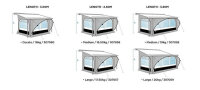 Komplettzelt Thule QuickFit Breite 360 cm Large Anbauhöhe 245 - 264 cm