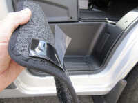 Einstiegsmatte HEOSdoor mat Nadelfilz passend für Fiat Ducato X250 ab 6 / 2006, Farbe anthrazit, Inhalt 2 Stück