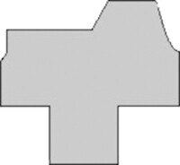 Fußmatte Nadelfilz passend für Fiat DucatoChassis 230 / 244 ab 3 / 1994- 6 / 2006 Hymer int. Mobile Fb. anthrazit