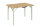 Bambustisch Outwell Kamloops Alu Farbe braun