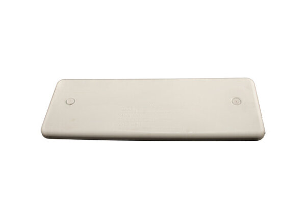 Winterabdeckung für Lüftungsgitter 375 x135 x17 mm Farbe weiß