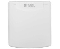 Diesel-Einfüllstutzen ABL mit Magnetklappdeckel Schlauchanschluss 50 mm Farbe anthrazit