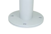 Einsäulen-Hubtisch PRIMERO COMFORT HVD Höhe 35 - 71 cm Farbe silbergrau