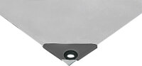 Schutzplane BRUNNER 400 x 500 cm Farbe alu / weiß