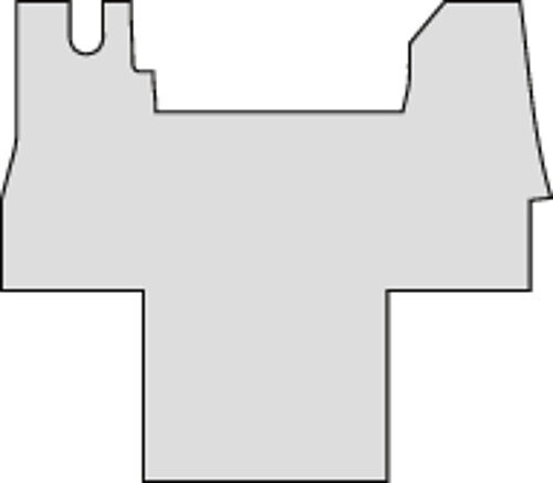 Fußmatte Nadelfilz passend für Renault Master Chassis ab 07 /2014 Universal Fb. anthrazit