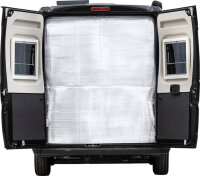 Thermovorhang HINDERMANN passend für Fiat Ducato ab 2007 Hecktür Fb. hellgrau