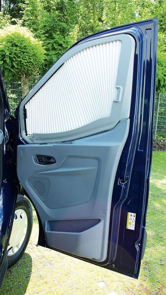 REMIfront IV Seitenscheiben Verdunkelung rechts passend für Ford Transit V363 ab 2014, Farbe grau