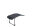 Air Deluxe CRESPO Fussbank 48 x 45 x 90 cm Farbe schwarz