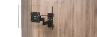 TV-Wandhalterung Caratec Flex CFW400AS mit 4 Drehpunkten...