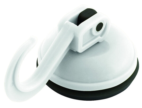 Haken Eurotrail mit Saugnapf 2er-Set Farbe anthrazit belastbar bis 2 kg
