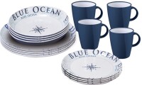 Lunch Box Melamin Brunner 16-tlg. Fb. blue ocean
