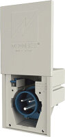 Einbaustecker MENNEKES CaraCONTACT 16 A,3p6h, 230 V, IP44...