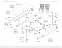 Gelenkarm links zu Markise F65S Länge ab 320 - 490 cm