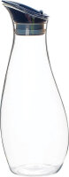 Karaffe SAN gimex mit Schwing-Deckel Farbe navy blue
