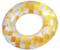 Schwimmring XL Mosaik Farbe orange / gelb