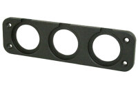 Rahmen dreifach Farbe schwarz