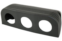 Aufbaugehäuse dreifach Farbe schwarz