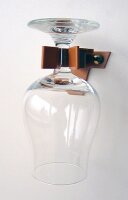 Glashalter Mega-Klipp 4er Set für 1 Glas Set Fb. grau