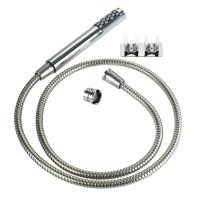 Waschbecken - Dusche mit DUO Haken 170 cm Fb. silber