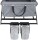 Bollerwagen Eurotrail Beach Car Sunny Farbe grau