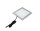 LED Unterbauleuchte Jamara-LED 100 12 V - 4000 k Farbe silber
