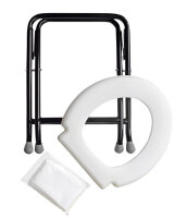 Klapptoilette Yachticon Farbe weiß