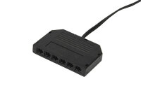 LED Verteilerkasten 6-fach Jamara-LED 12 V Farbe schwarz