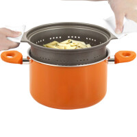 Topfset Alu BRUNNER Mandarina orange 10-tlg.