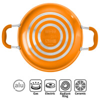 Topfset Alu BRUNNER Mandarina orange 10-tlg.