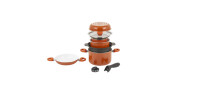 Topfset Alu BRUNNER Mandarina orange 10-tlg.