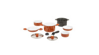 Topfset Alu BRUNNER Mandarina orange 10-tlg.