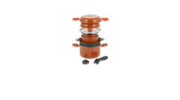Topfset Alu BRUNNER Mandarina orange 10-tlg.
