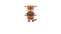 Topfset Alu BRUNNER Mandarina orange 10-tlg.