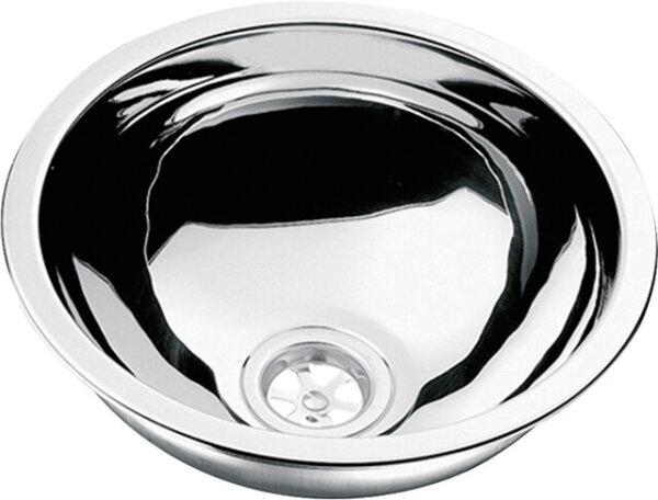 Spüle CAN ohne Ablauf Ø 290 mm x 120 mm Edelstahl