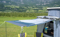 Heckklappenzelt BRUNNER passend für Pilote Caddy 4 VW 4 T5/T6 Fahrerhaus 3-teilig