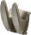 Kleiderhaken lackiert-RAL 9006 Werkstoff: Acrylnit-Butadien- Styrol