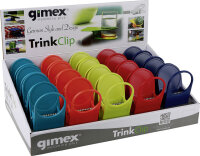 TrinkClips Display gimex 4 mal 5 Farben