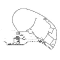 Adapterkit 3-tlg. DOMETIC zu Dachmarkise Perfect Roof...